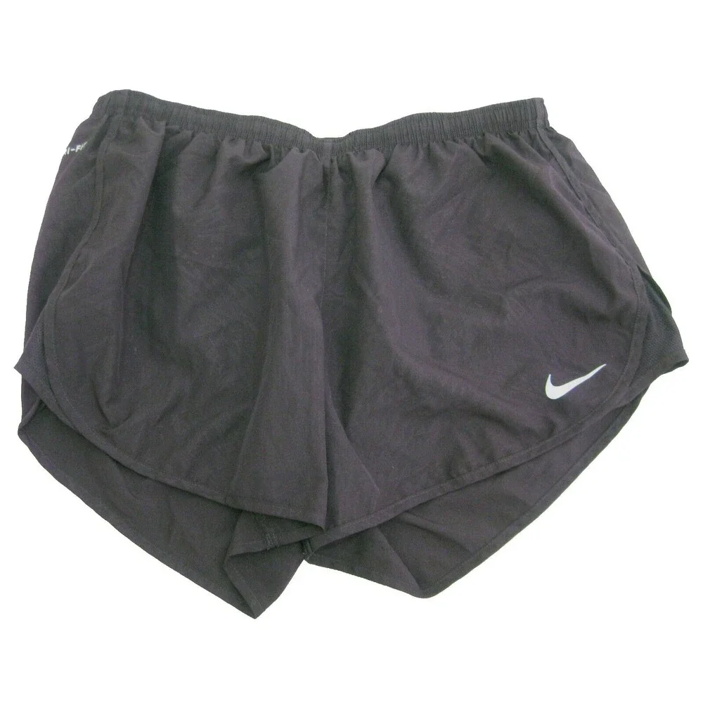 NIKE Women's (Size Large) Burgundy Purple Dri-Fit Running Shorts Lightweight